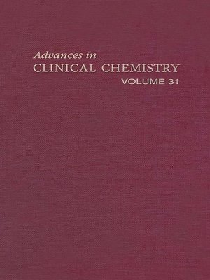 cover image of Advances in Clinical Chemistry